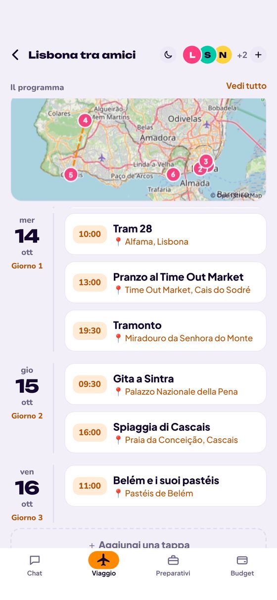 Il programma con la mappa